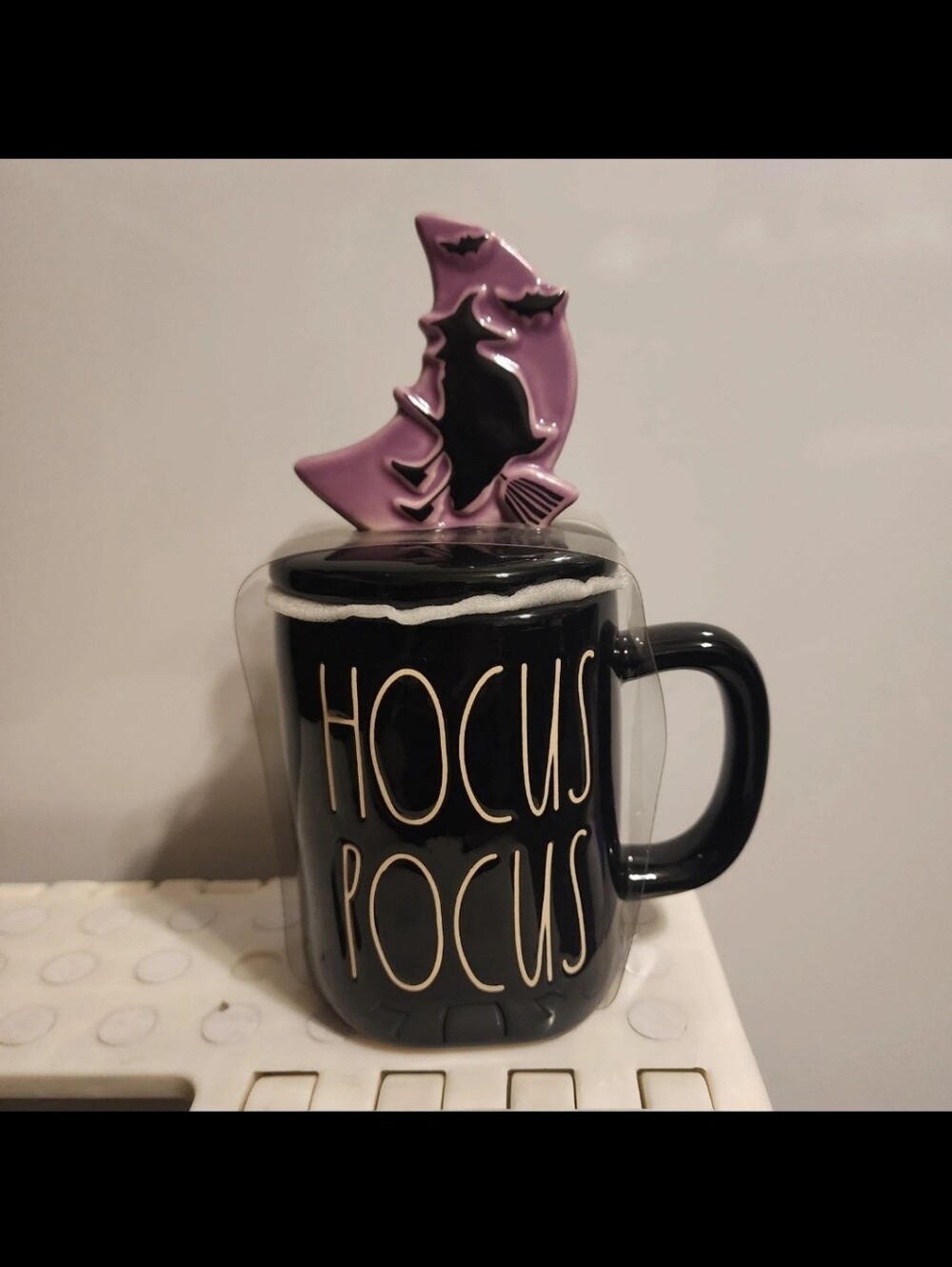 Rae Dunn Halloween HOCUS POCUS Topper Mug
